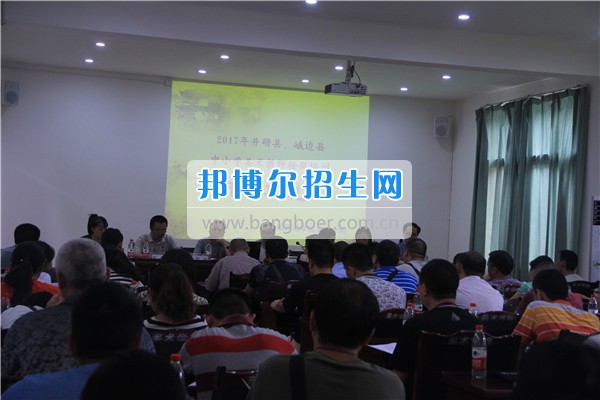 樂山師范學(xué)校井研縣、峨邊縣美術(shù)教師轉(zhuǎn)崗培訓(xùn)班隆重開班
