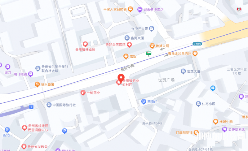貴州省農(nóng)業(yè)廣播電視學(xué)校地址，乘車路線