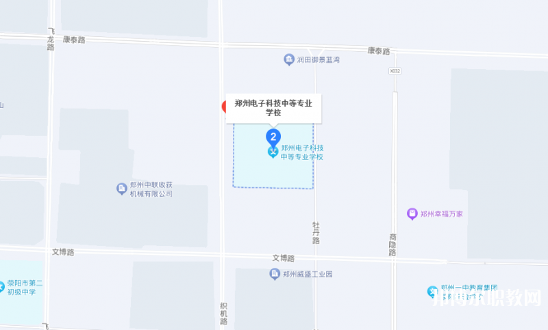 中牟電子科技中等專業(yè)學(xué)校地址，乘車路線