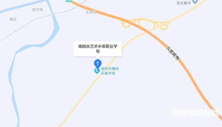 南陽市藝術(shù)中等職業(yè)學(xué)校地址，乘車路線