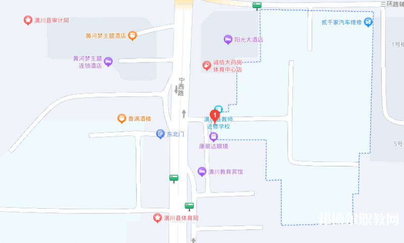 潢川縣職業(yè)中等專業(yè)學(xué)校地址，乘車路線