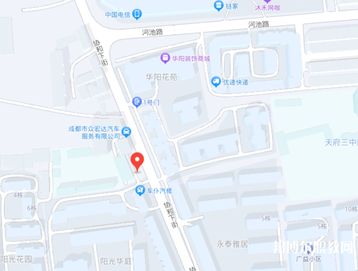 天府成人中等專業(yè)學(xué)校地址，乘車(chē)路線 