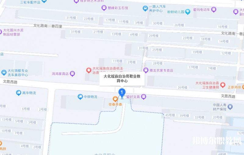 大化瑤族自治縣職業(yè)技術學校地址，乘車路線