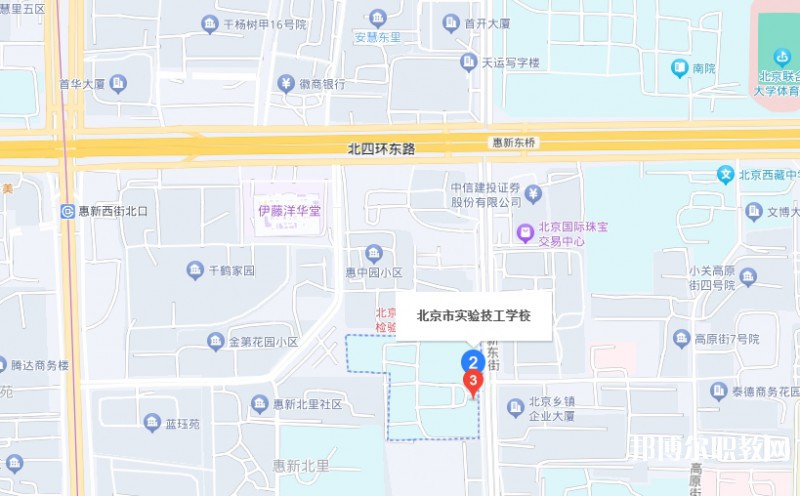 北京市實(shí)驗(yàn)技工學(xué)校地址，乘車路線
