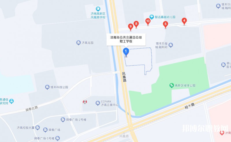 濟南市公共交通職業(yè)高級中學地址，乘車路線