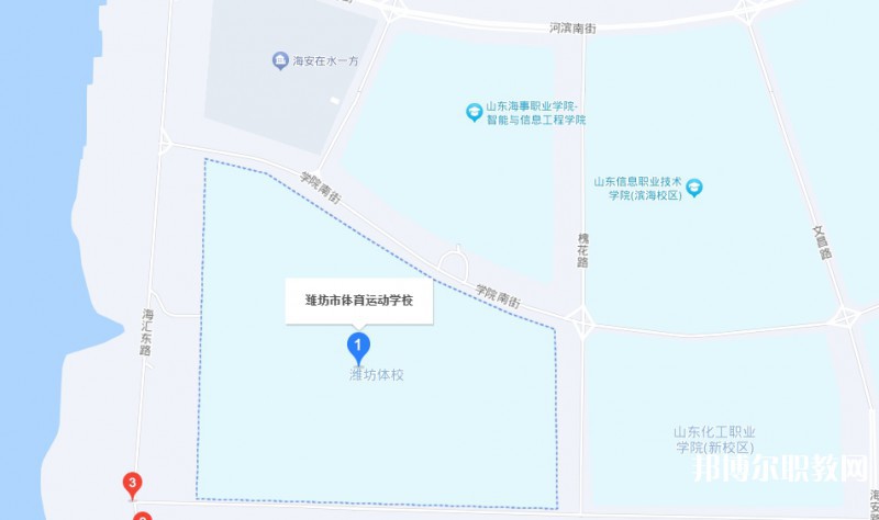 濰坊市體育運(yùn)動(dòng)學(xué)校地址，乘車路線