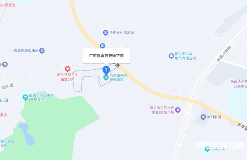廣東省南方技師學(xué)院地址，乘車路線