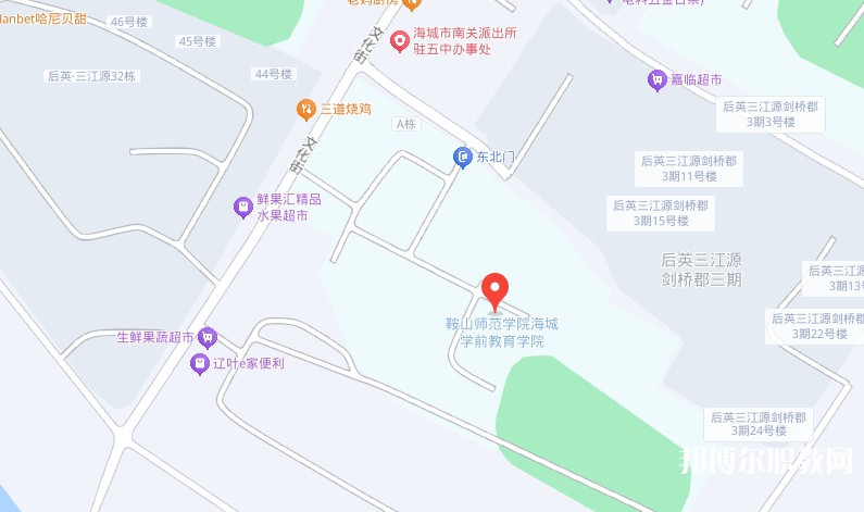 鞍山市廣播電視學(xué)校地址，乘車路線