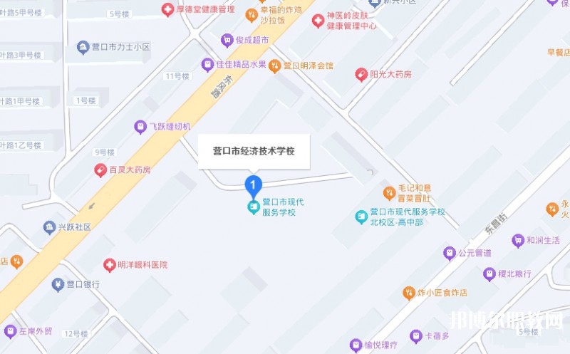 營(yíng)口市經(jīng)濟(jì)技術(shù)學(xué)校地址，乘車路線