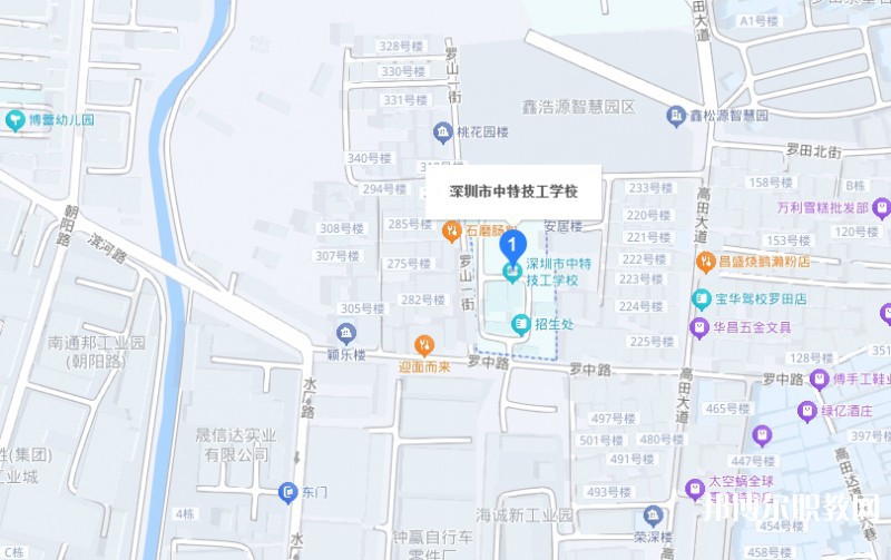 深圳市中特技工學(xué)校地址，乘車(chē)路線