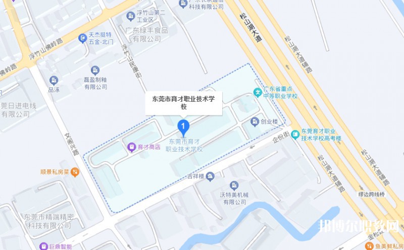 東莞市育才職業(yè)技術(shù)學(xué)校地址，乘車路線